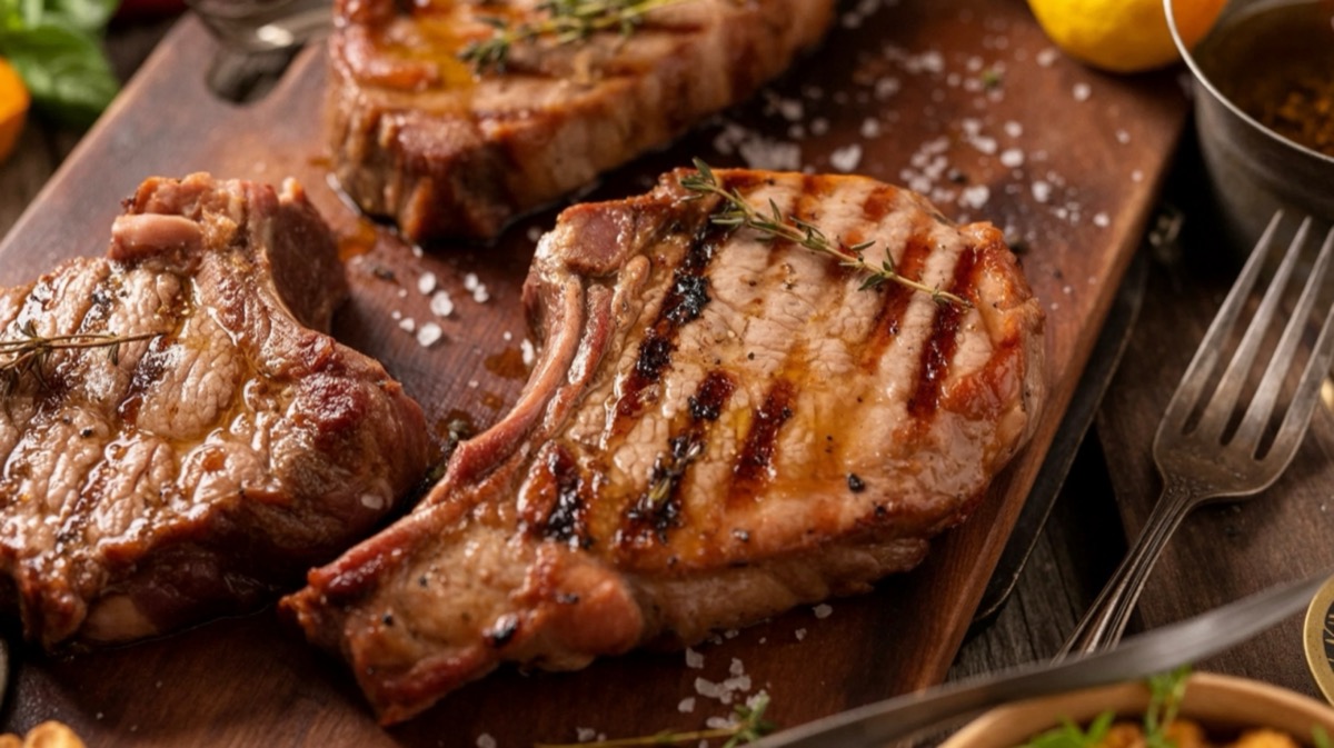 Grilled,Pork,Chops,:,Perfectly,Grilled,Pork,Chops,Seasoned,With