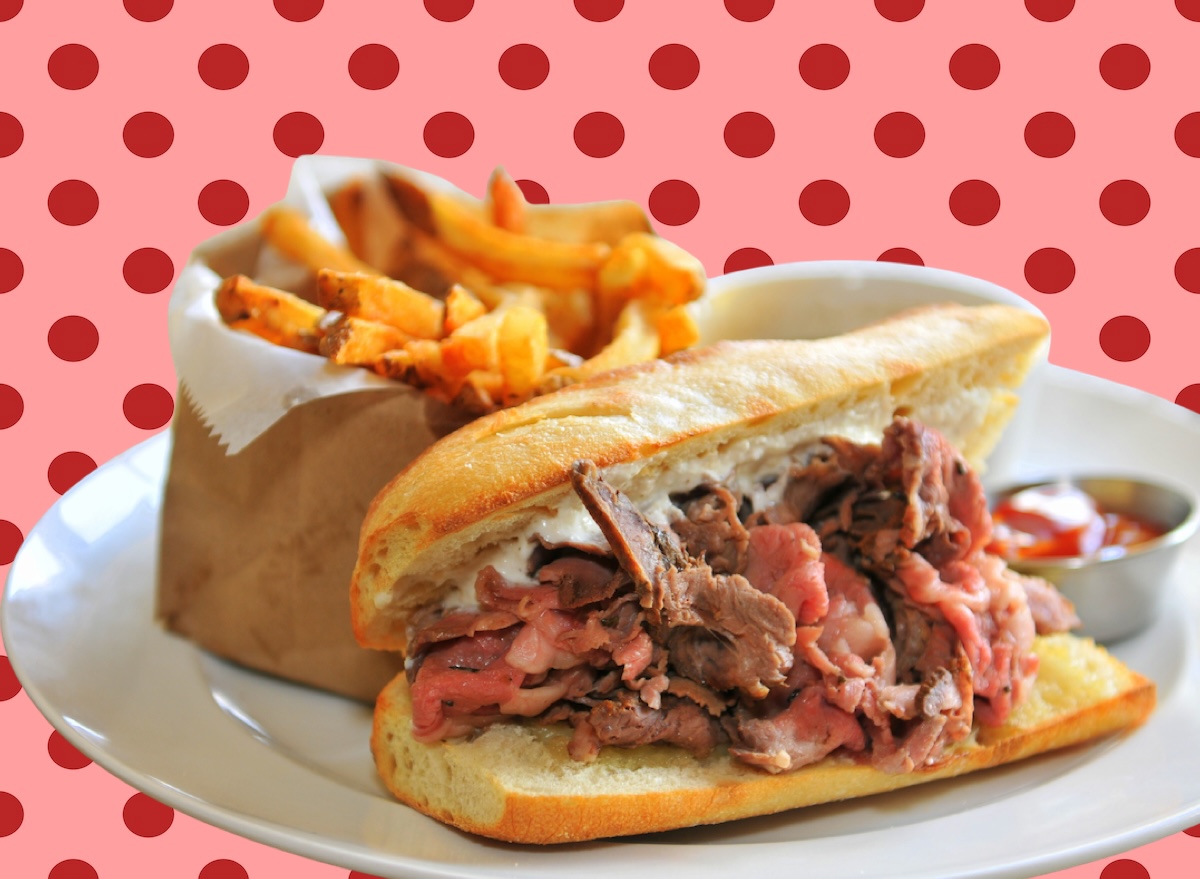 Prime rib sandwich