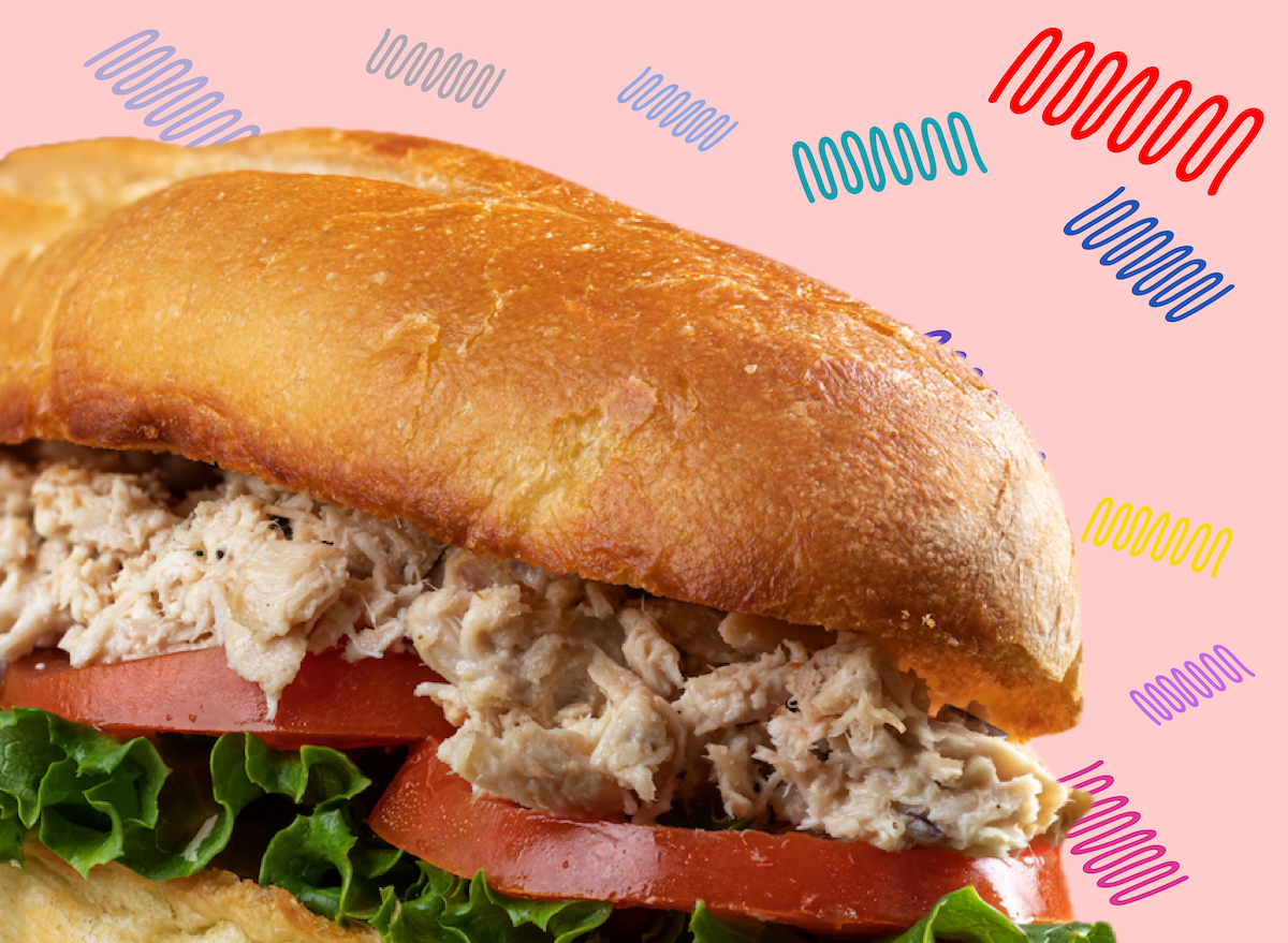 Tuna salad sub