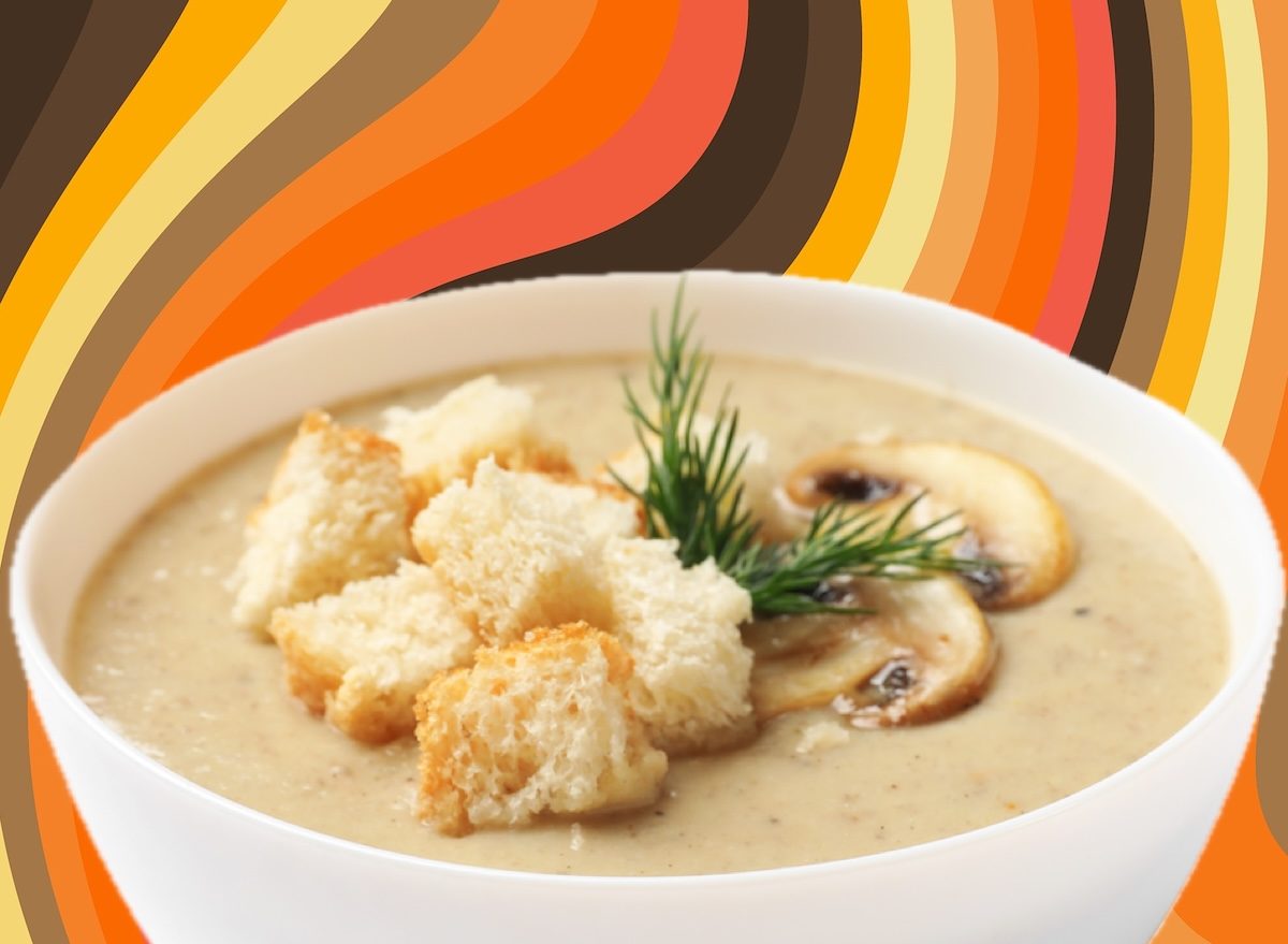 Cream of mushroom soup