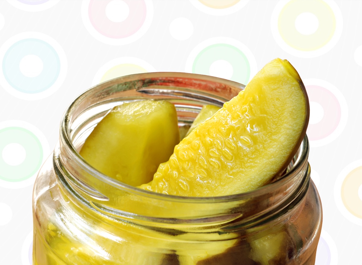 Pickles in a jar