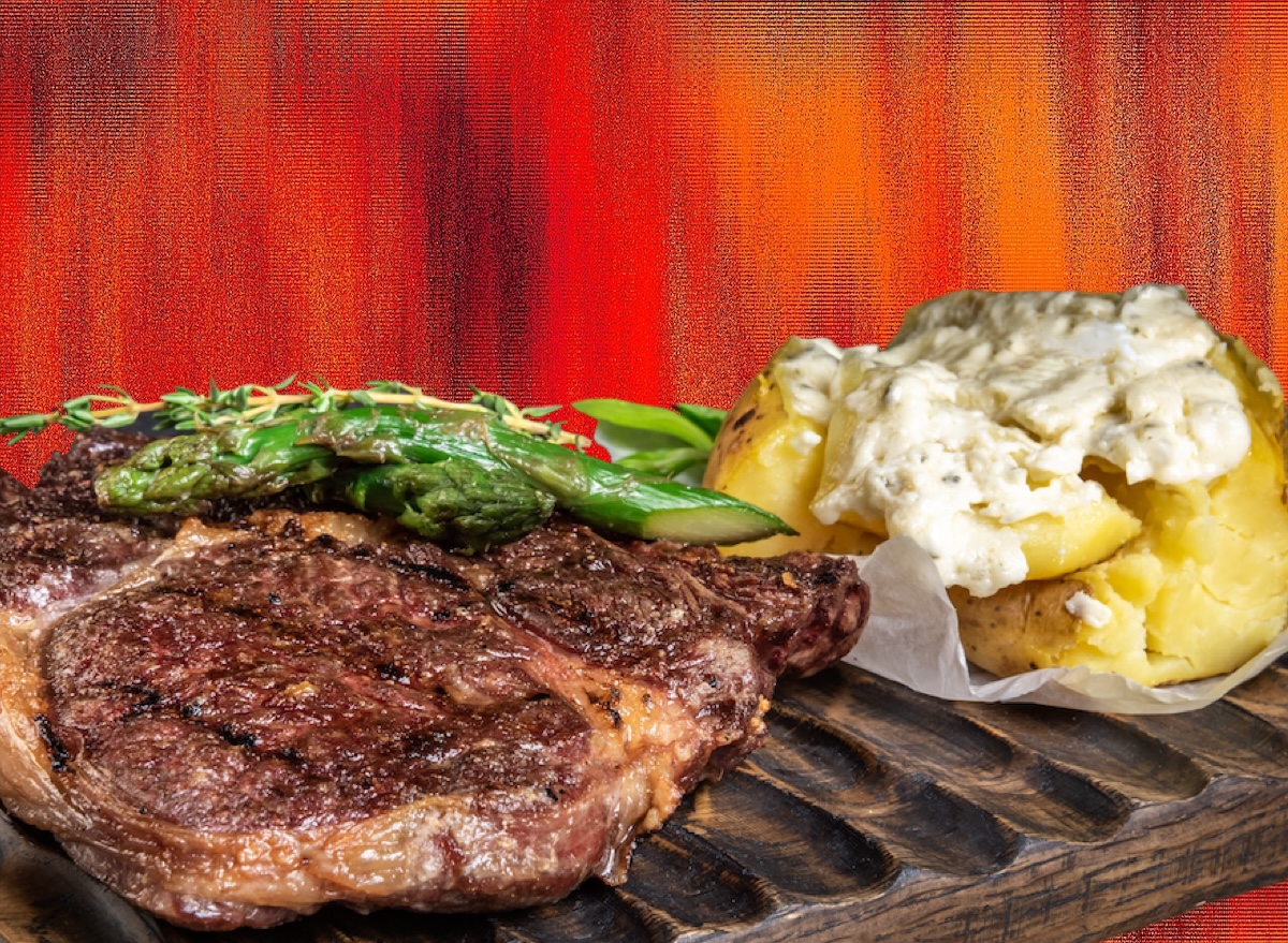 Ribeye baked potato