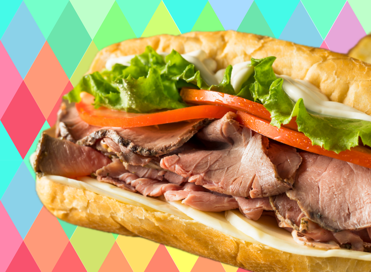 Roast beef sub