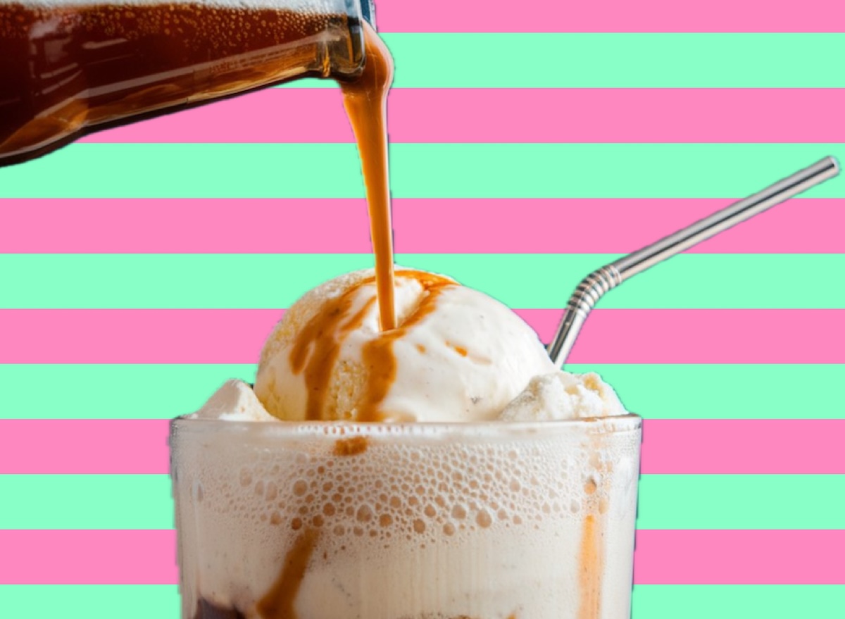 Root beer float