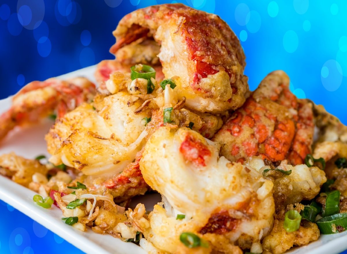 Fried lobster