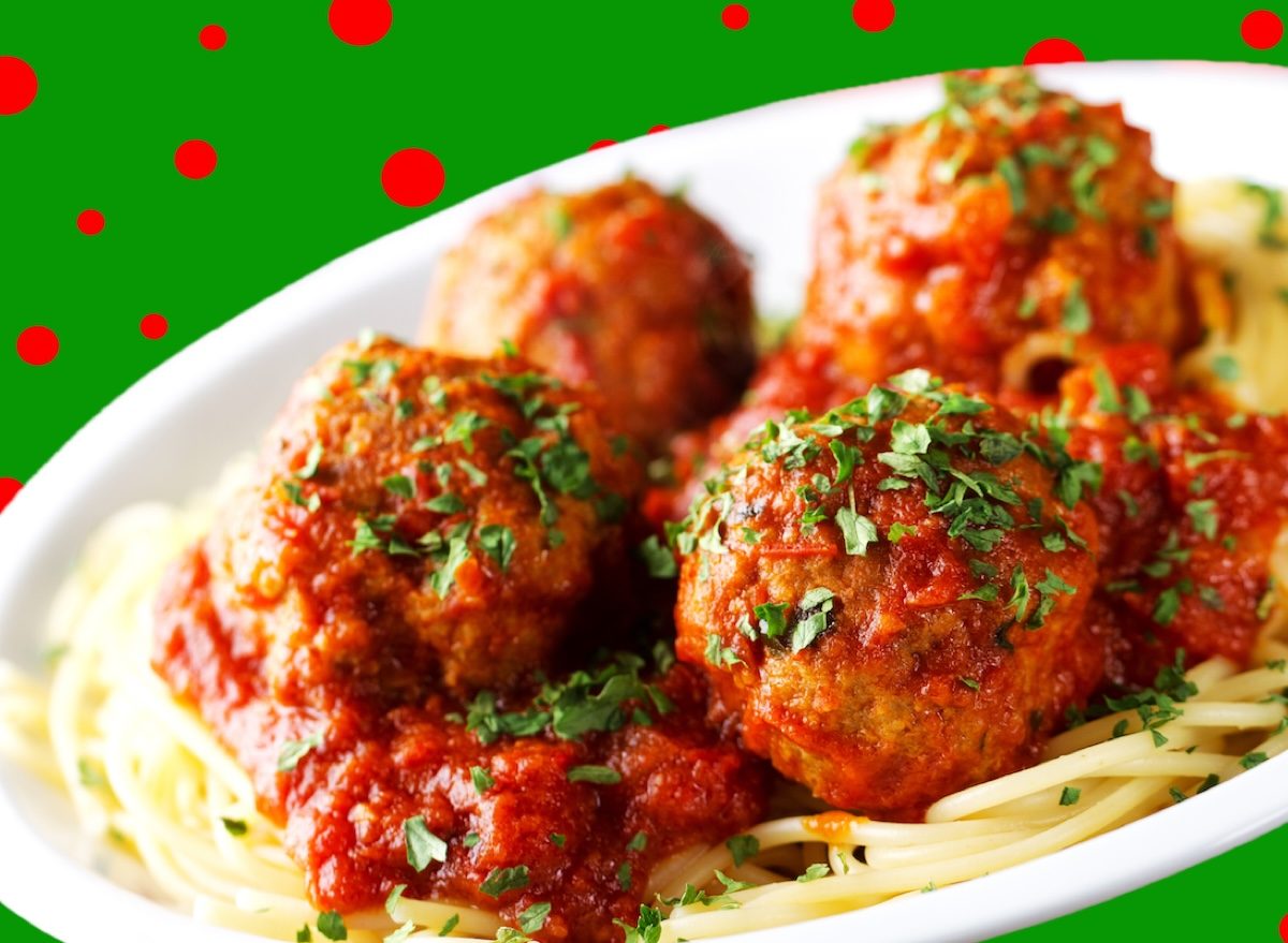 Spaghetti and meatballs