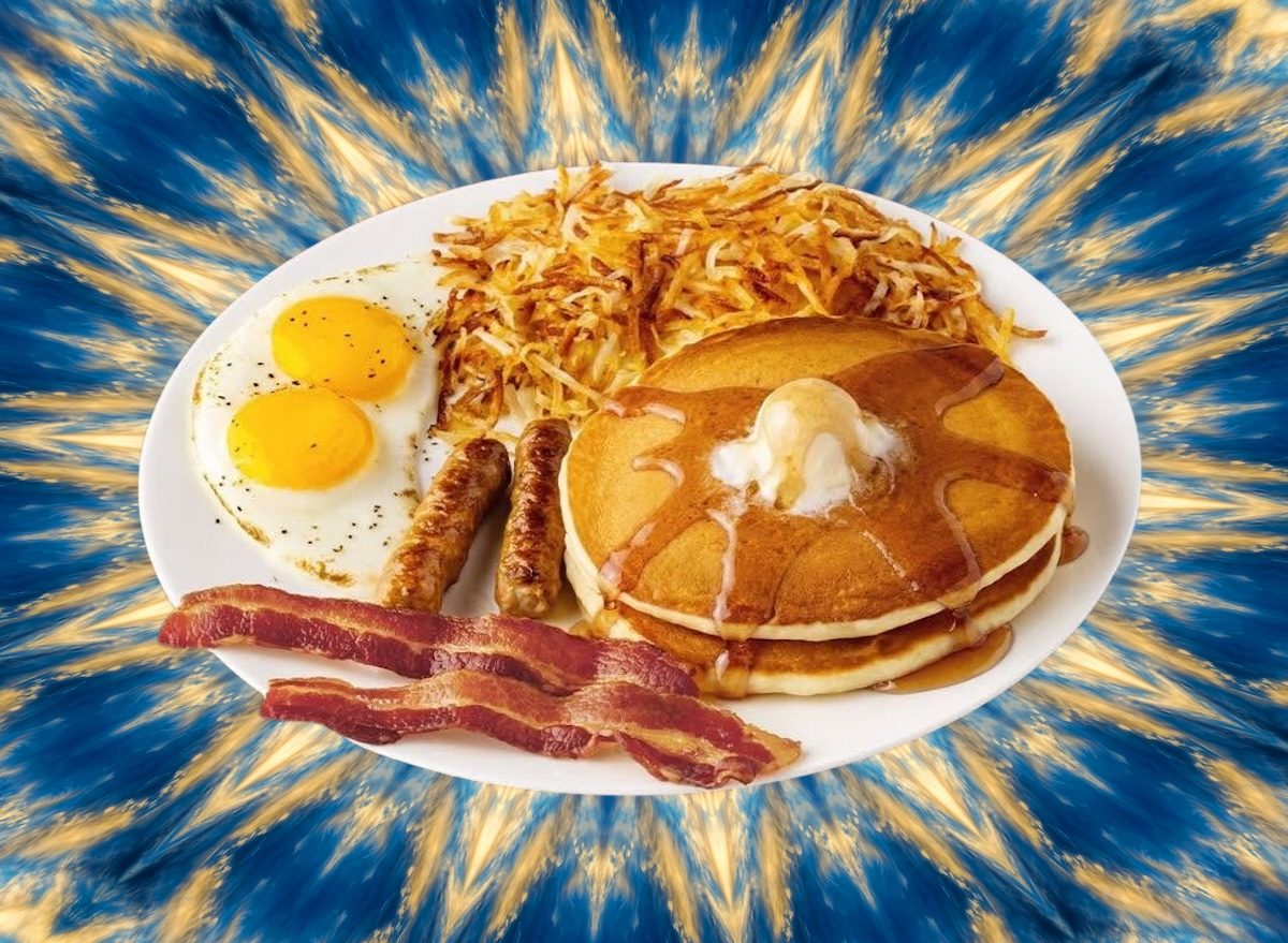 Denny’s slam breakfast