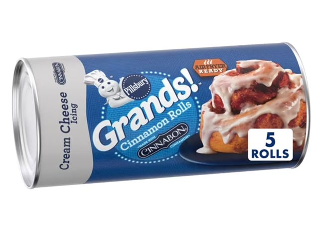 Pillsbury Flaky Grands! Cinnamon Rolls with Cinnabon Cinnamon and Cream Cheese Icing, 5 count