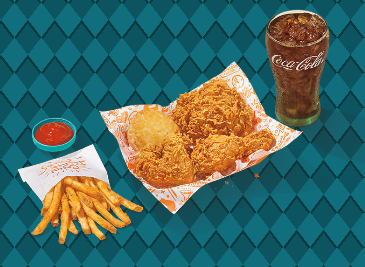 Popeyes fried chicken meal