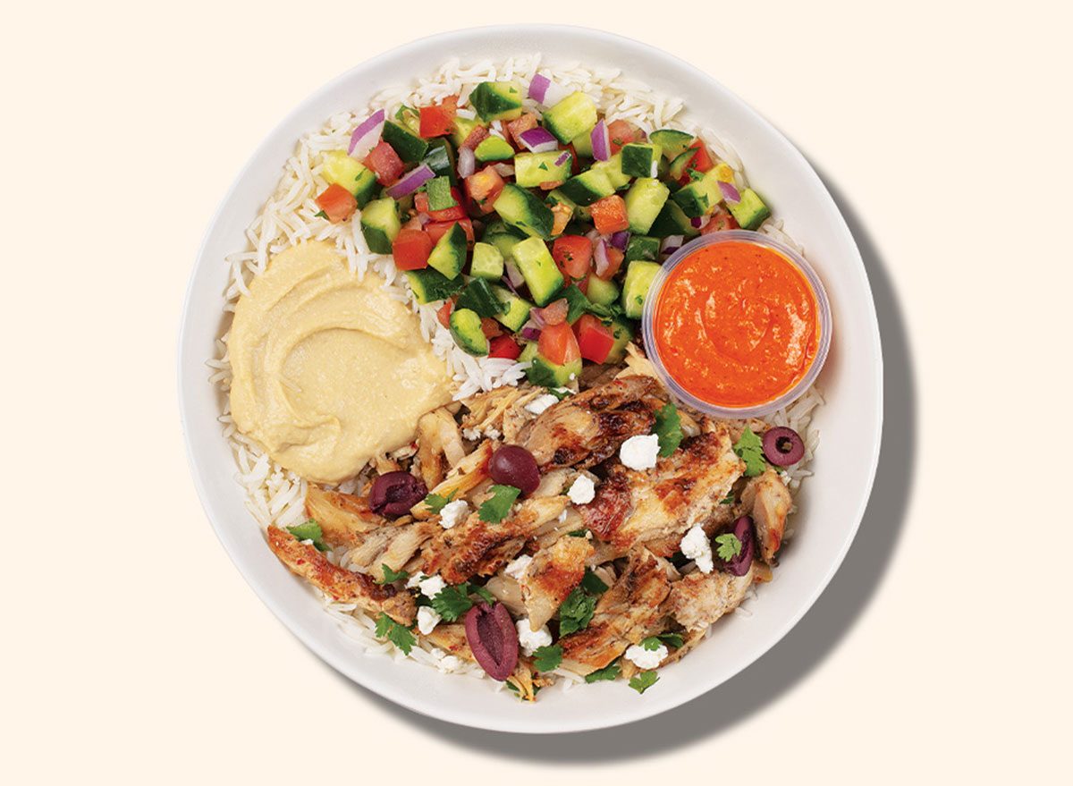 5 Restaurant Chains With the Best Chicken and Rice Dinners, According to Diners