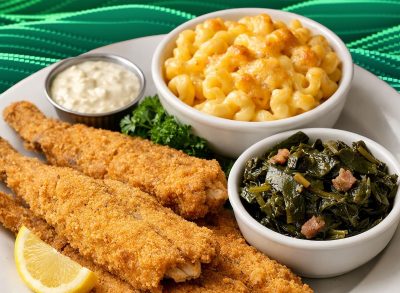 5 Restaurant Chains With the Best Fried Fish and Collard Greens, According to Diners