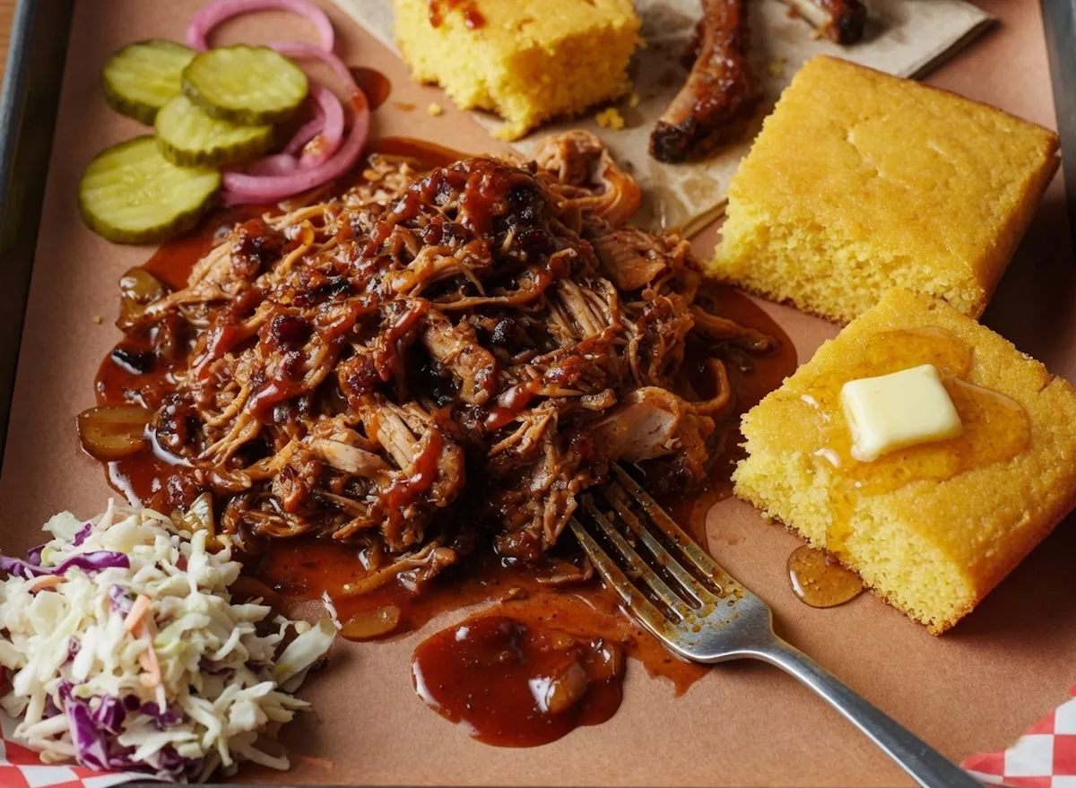 5 BBQ Chains With the Best Pulled Pork and Cornbread, According to Diners