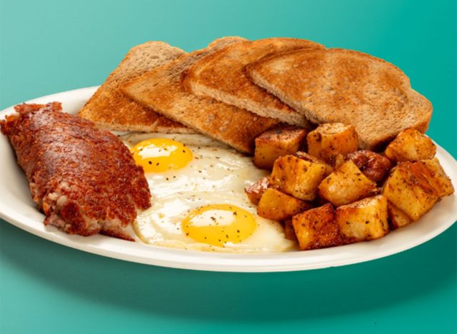 Eggs Up Grill Founder's Hash and Eggs