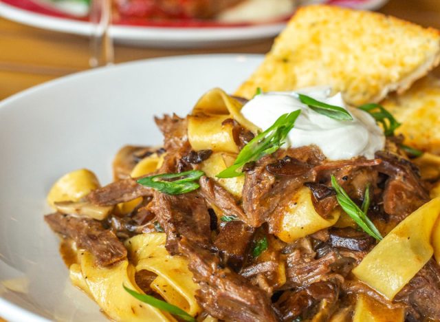 Rusty Bucket Beef Stroganoff