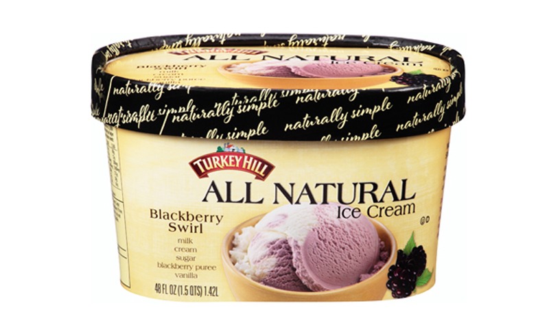 turkey hill all natural blackberry swirl ice cream