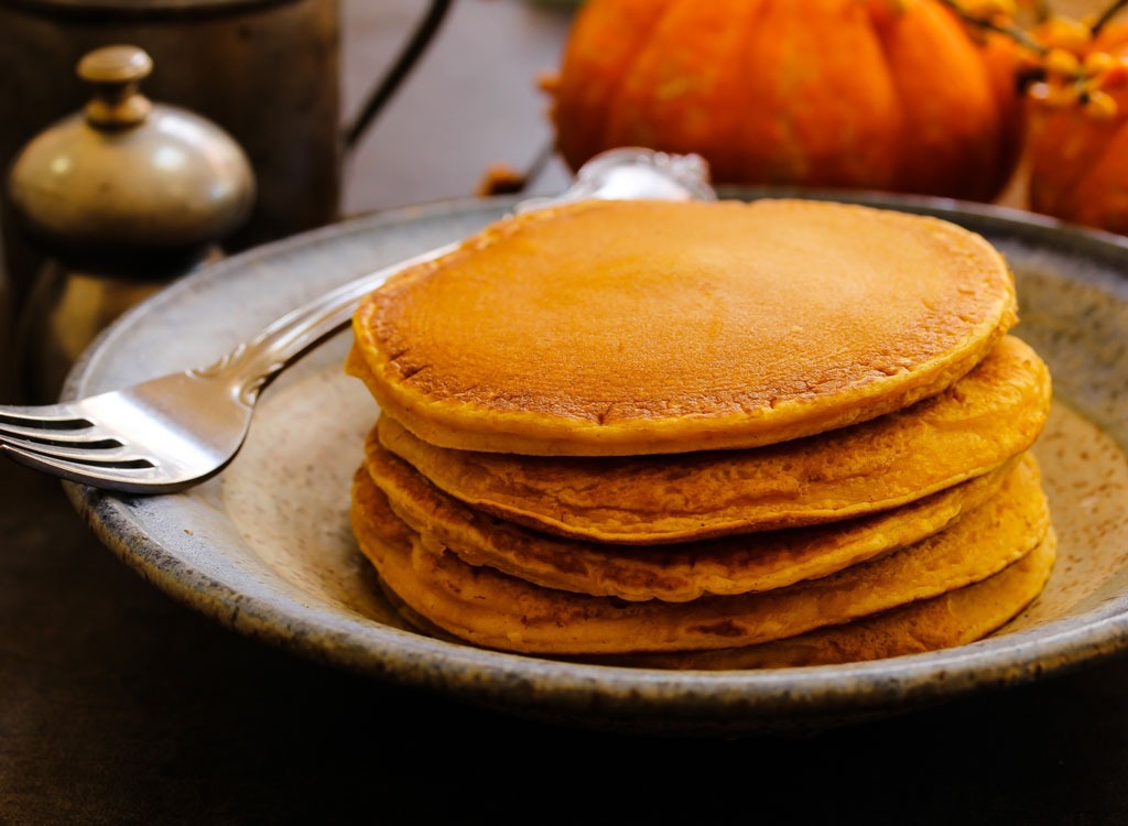 Pumpkin pancakes