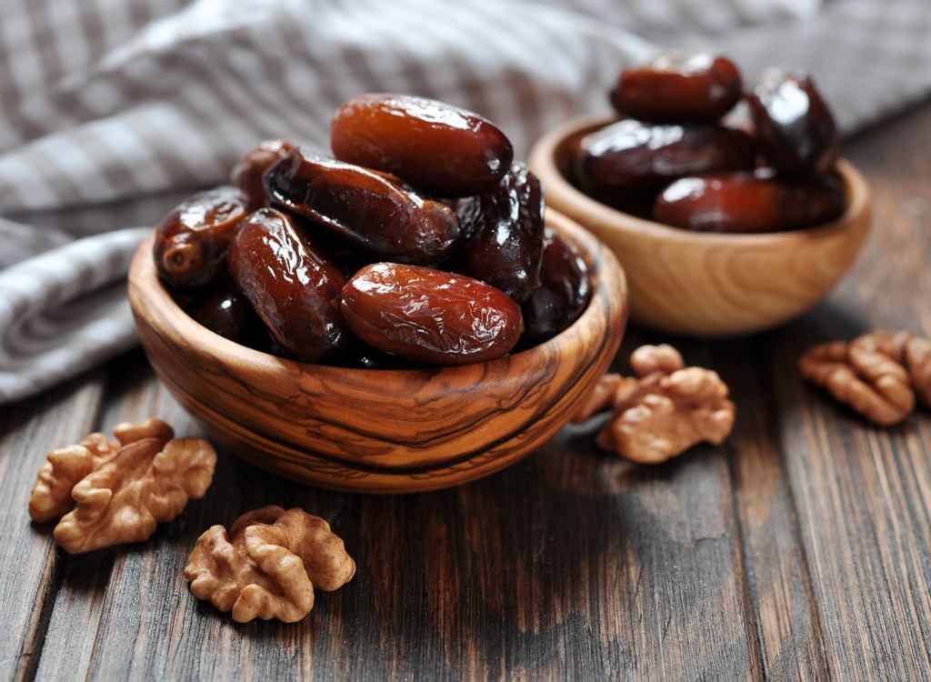 Dates and walnuts - foods high in carbs