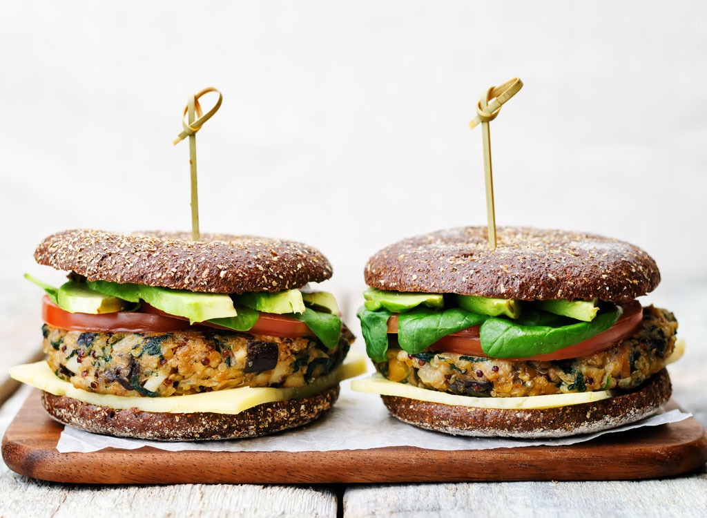 veggie burgers