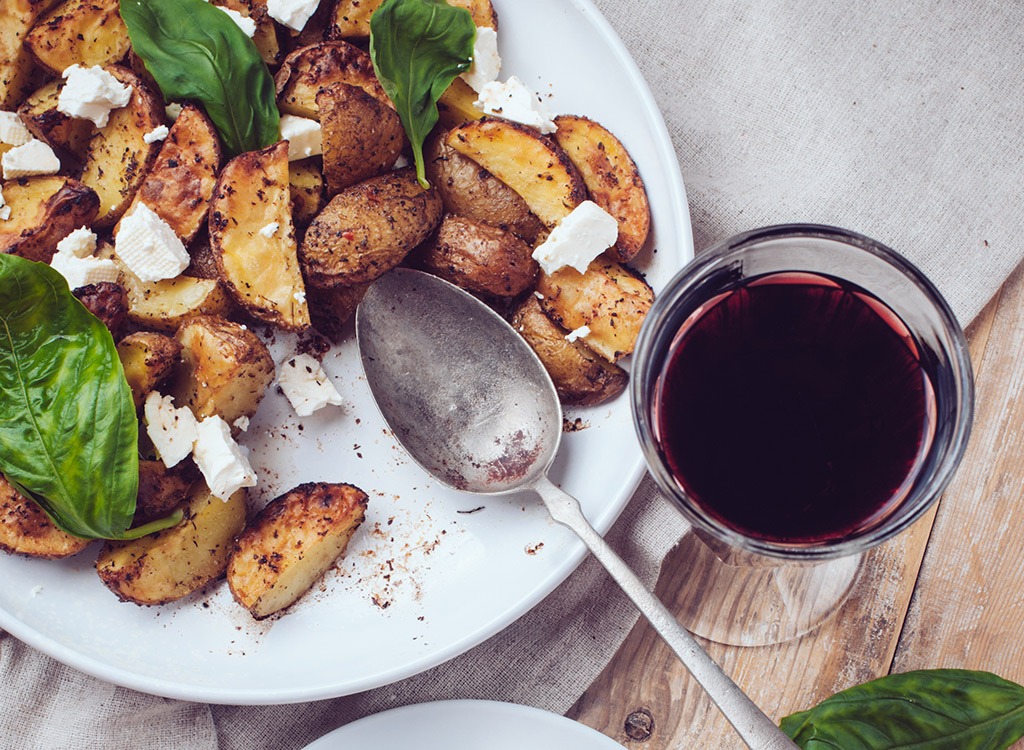 grilled potatoes