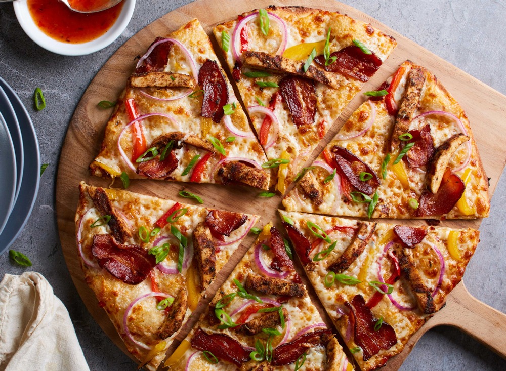 CPK jerk chicken pizza