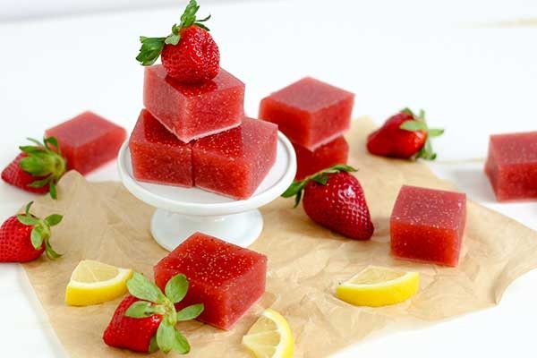 08. Strawberry Lemon Kombucha gummies