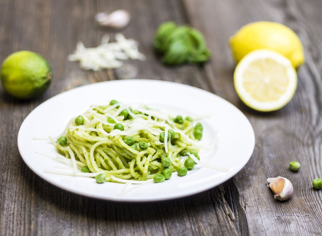 green pea pasta