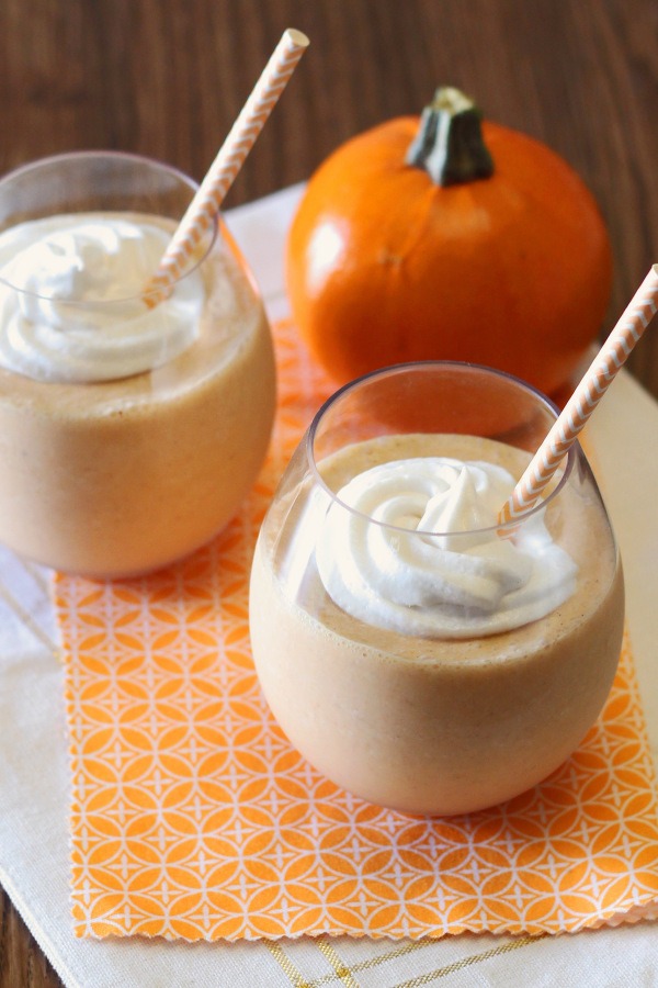 healthy dessert recipes pumpkin milkshake-