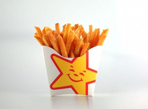 Carl's jr. large fries