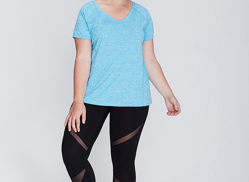 lane bryant wicking active tee