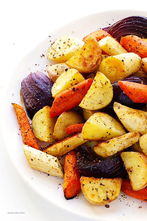 roasted root vegetables