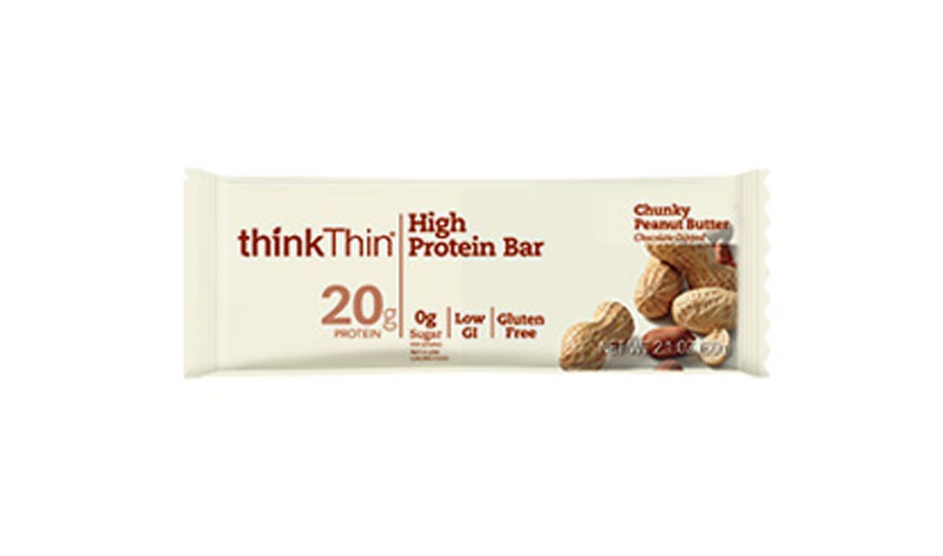 think thin chunky peanut butter bar