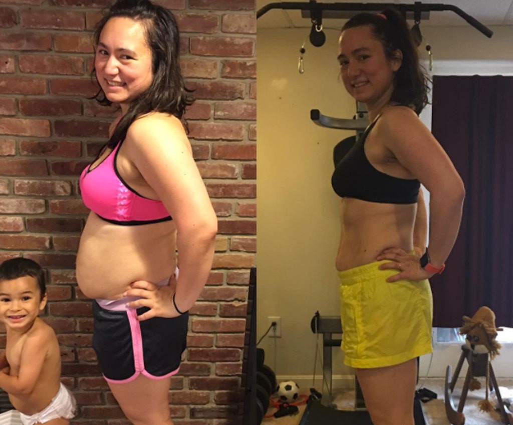 woman weight loss progress pictures