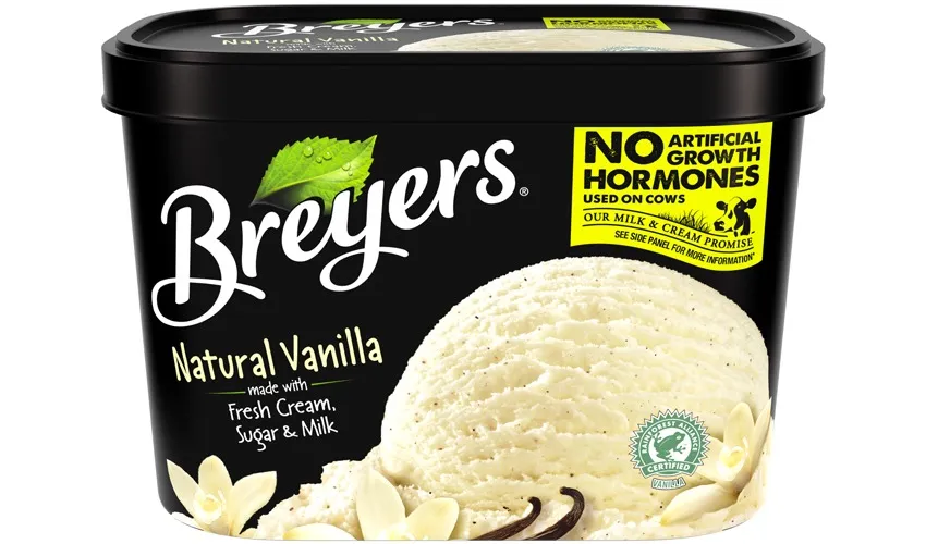 breyers natural vanilla ice cream