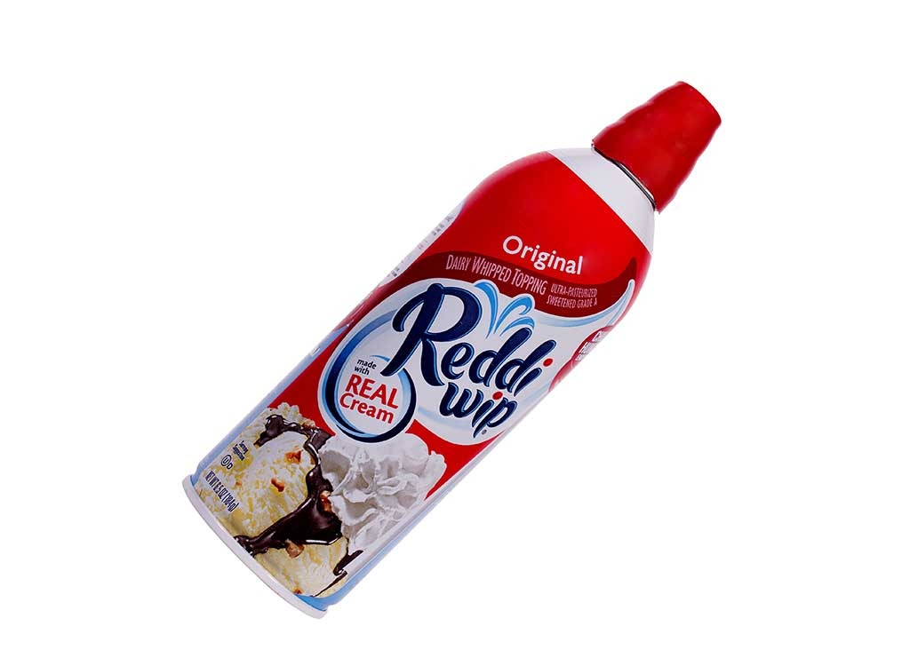 reddi whip spray can