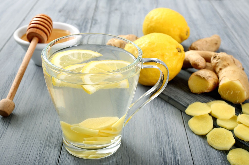 hot lemon water