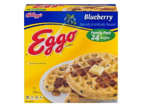 kellogg's eggo blueberry waffles