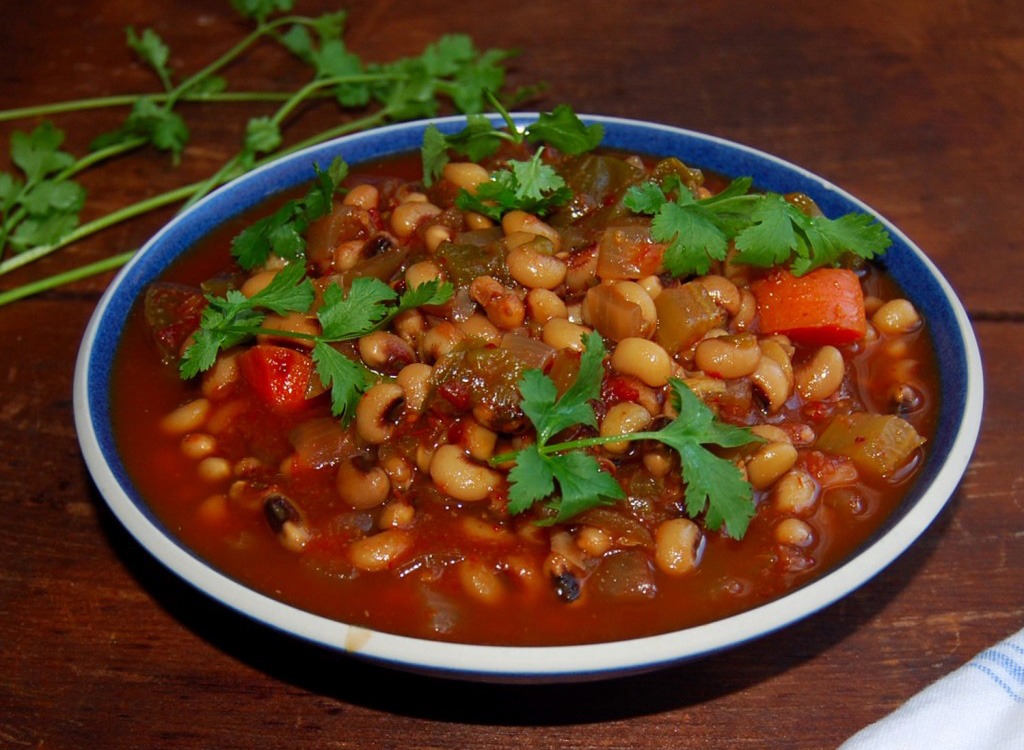 crock pot black-eyed peas stew