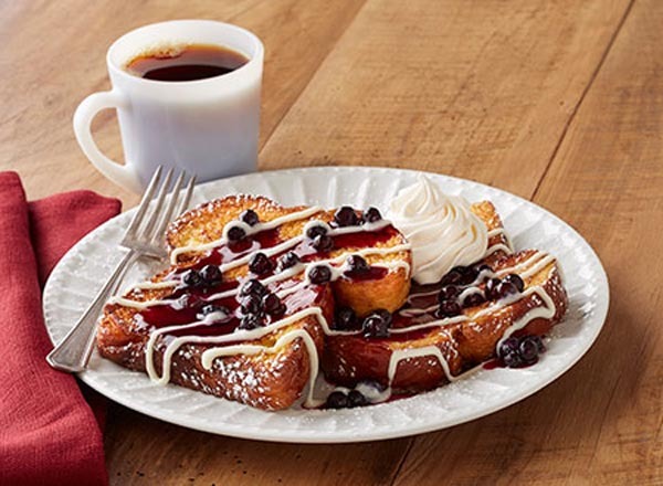 bob evans blueberry supreme brioche french toast