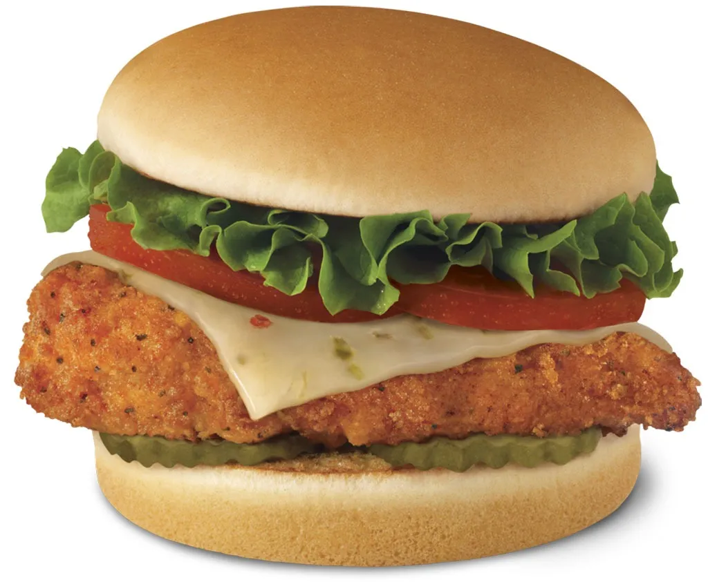 Chick-fil-A Spicy Chicken Sandwich Deluxe.