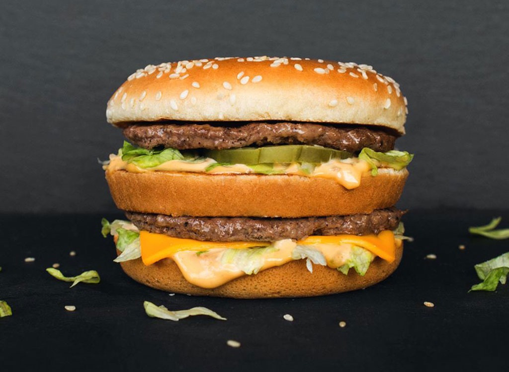 Fast food burgers ranked double patties