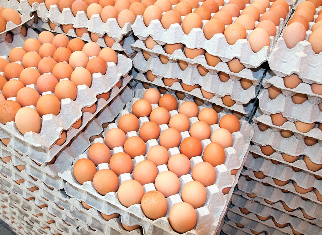 Eggs in cartons