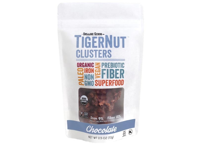 organic gemini tigernut clusters chocolate