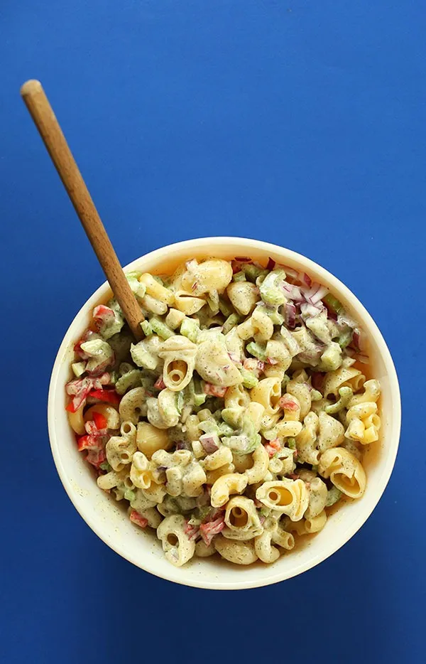 vegan macaroni salad