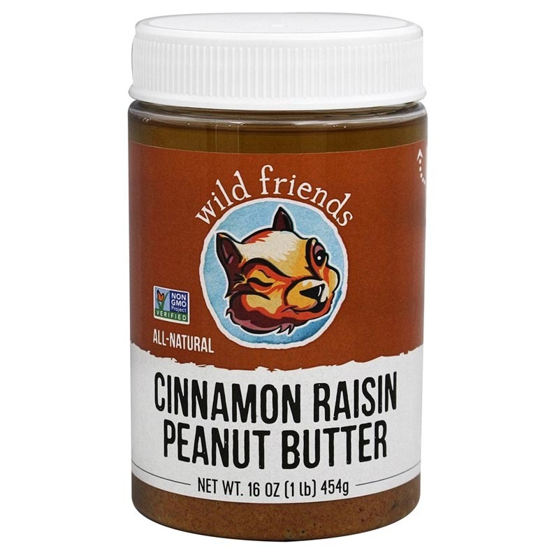 wild friends all natural peanut butter cinnamon raisin