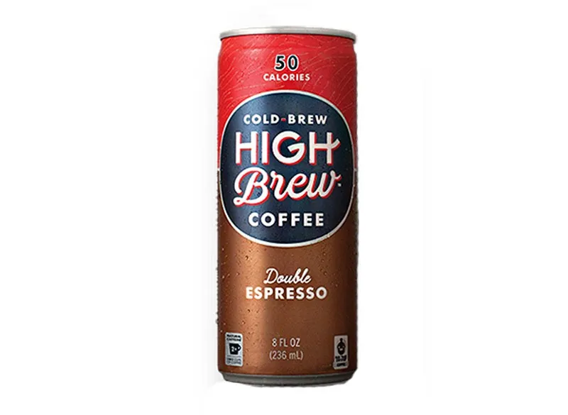 Canned coffee high brew