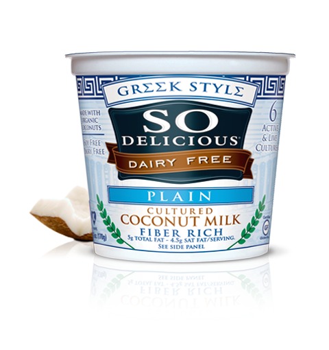 so delicious greek style coconut milk plain yogurt