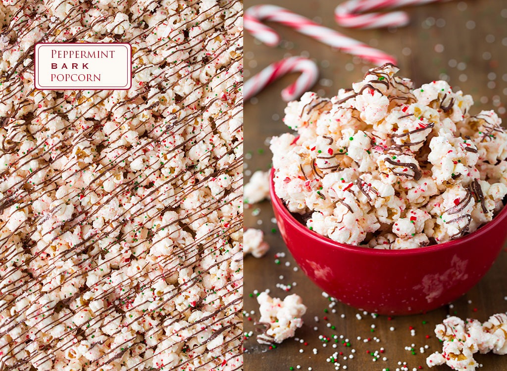 peppermint bark popcorn