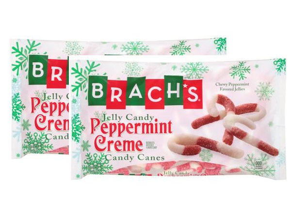 BRACHS JELLY CANDY PEPPERMINT CREME CANDY CANES