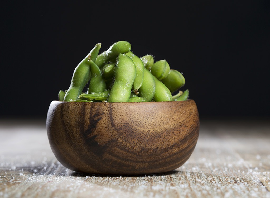 toned body soy beans edamame