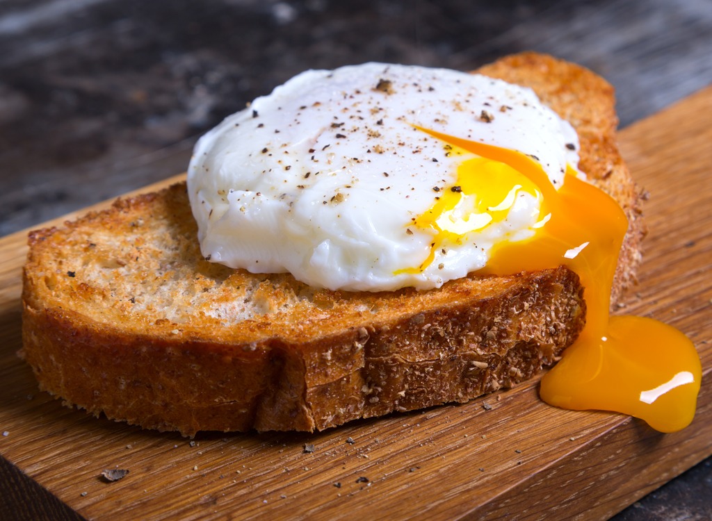 Poached egg toast
